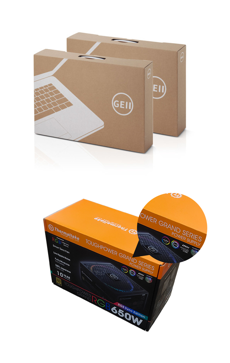 Computer packaging box
