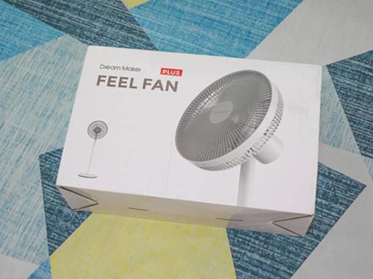 Desktop fan packaging box