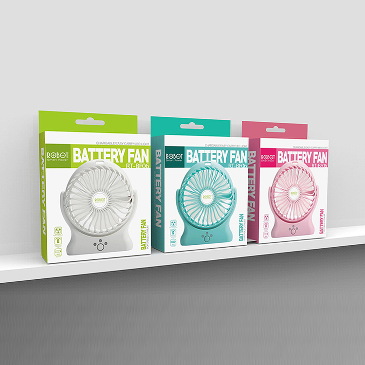 Handheld fan packaging box