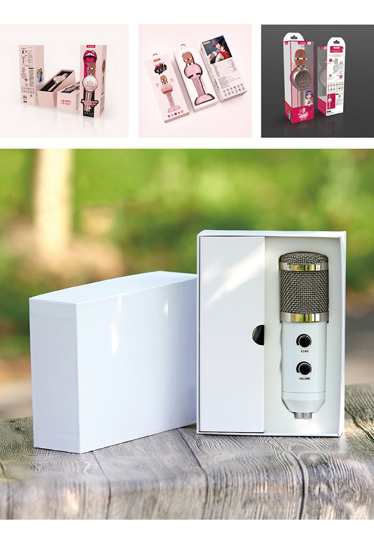 Live sound card packaging box