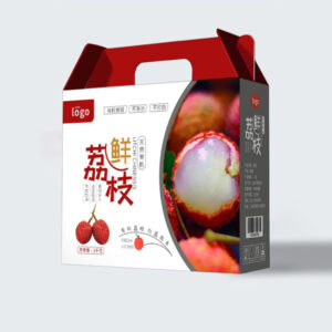 Lychee packaging cardboard box