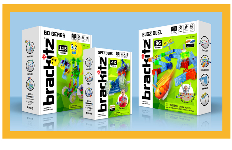 Puzzle toy packaging box