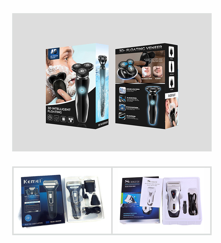 Shaver packaging box