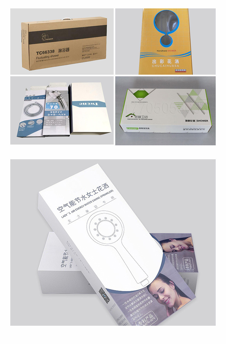 Shower packaging box