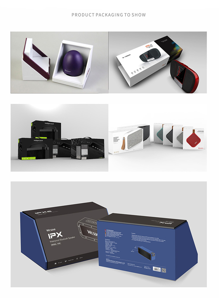 Smart speaker packaging box
