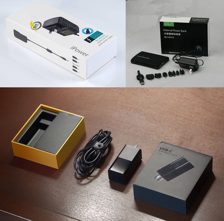USB charging head packaging box