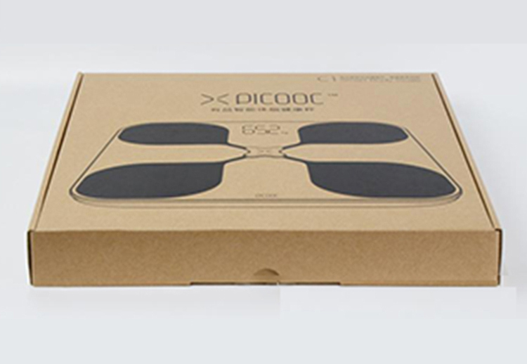 Weight scale packaging box