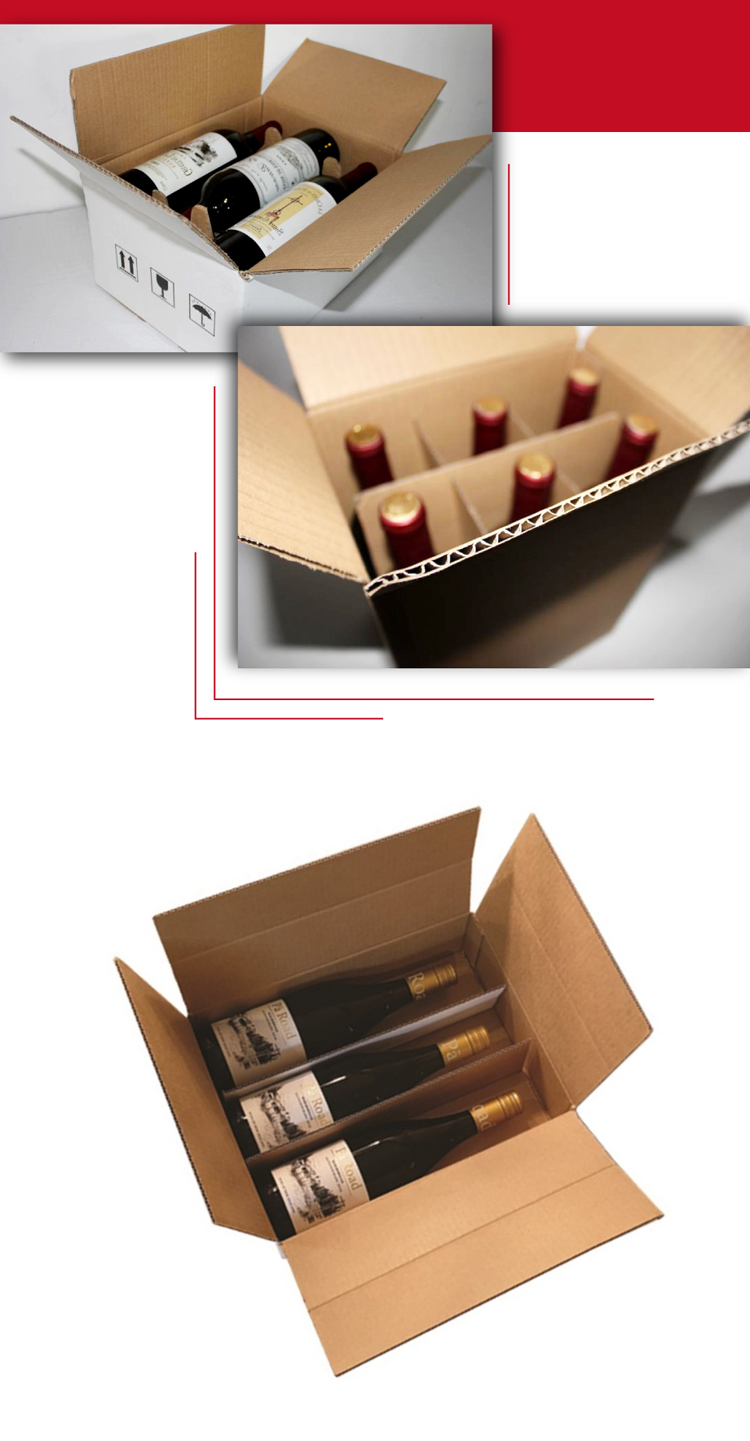 Wine packaging paper box