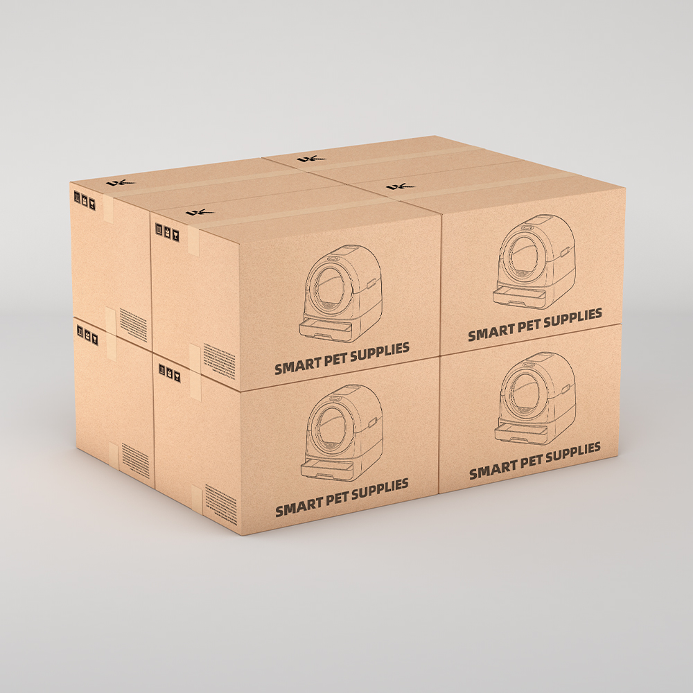 Dog feeder packaging box