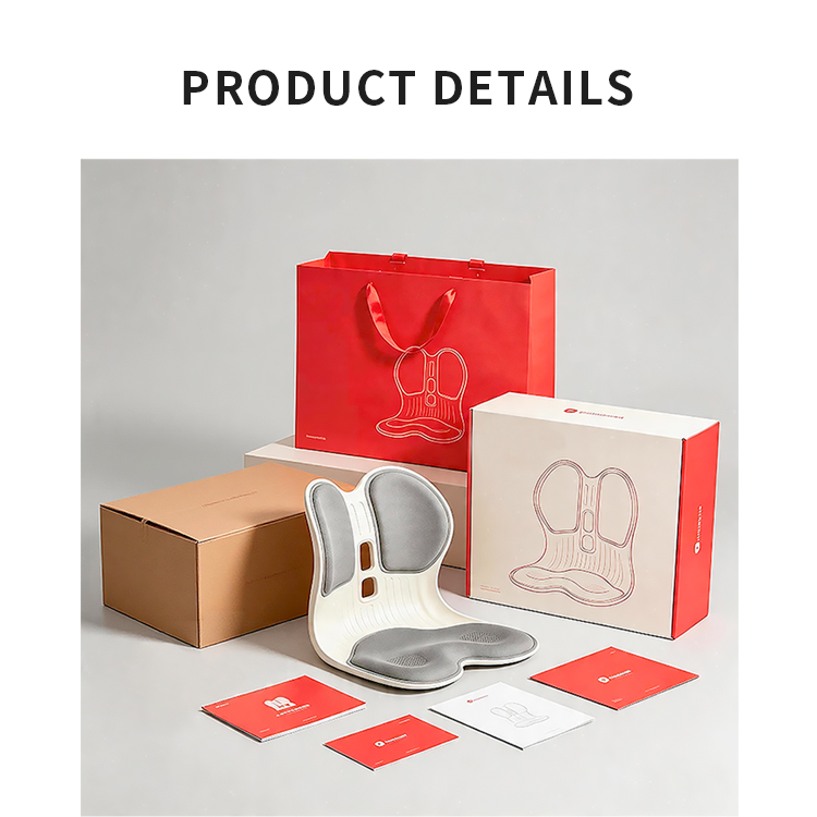 Waist support cushion packaging carton