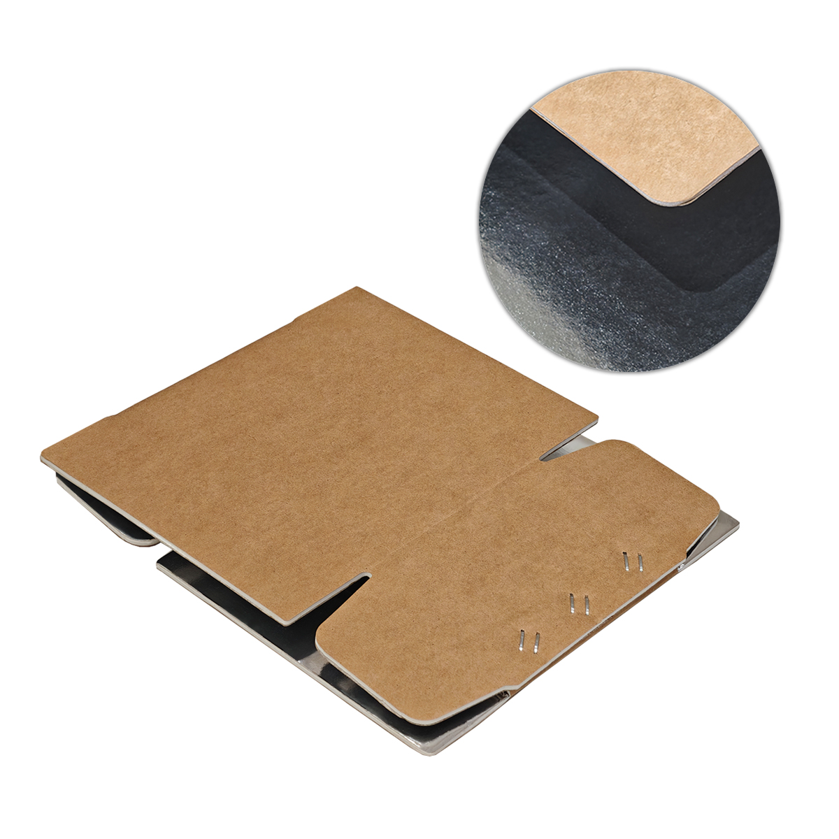 Aluminum foil colored cardboard box
