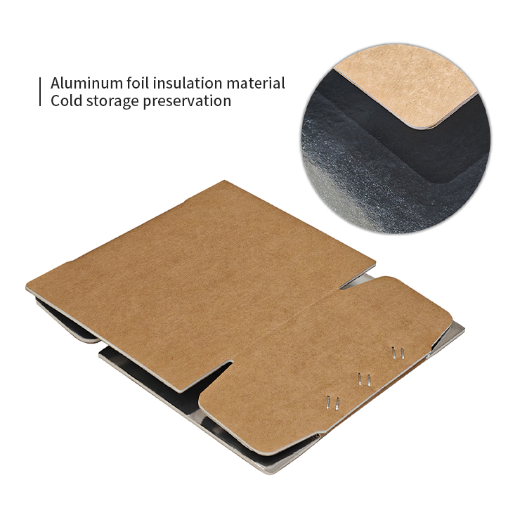 Aluminum foil insulated cardboard box