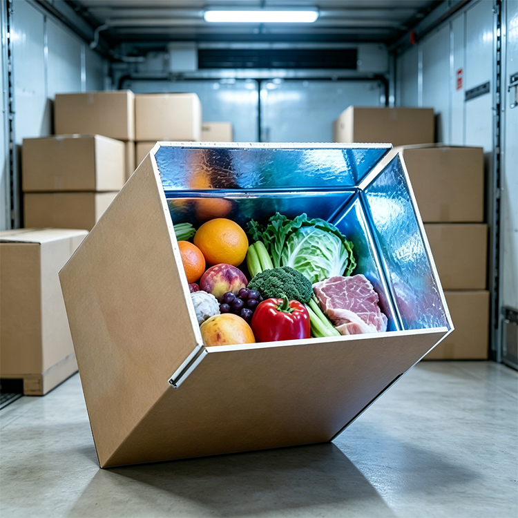 Fresh packaging cardboard box